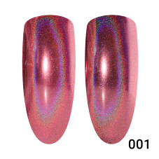 Втирка для ногтей Laser Powder Rose 001 Втирка для ногтей Laser Powder Rose 001