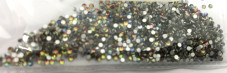 Swarovski SS3 holograficzne kamienie różowe