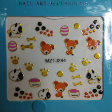 Sticker for nail art (Sticker) Global Fashion MZTJ244