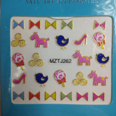 Наклейка для ногтей (Sticker) Global Fashion MZTJ262