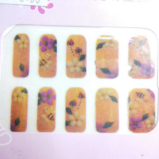 Slider-design sticker for nails Ck3858