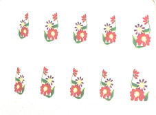 Slider-design sticker for nails CB136