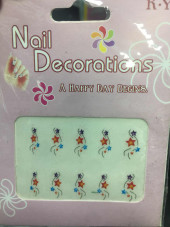 Slider-design sticker for nails CB157