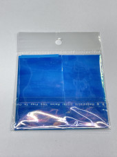 Foil, broken glass, blue