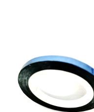 Тонкая лента для дизайна ногтей на клеевой основе Global Fashion, синяя 3 мм