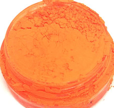 Decor for nails, pigment (neon orange)