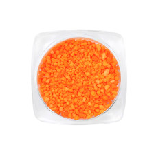 Dekoracja paznokci, fosforyzujący pomarańcz
