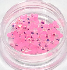 Кристалл для ногтей SS3 ярко-розовый