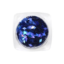 Decor for nail art, diamond blue