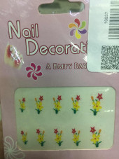 Slider-design sticker for nails CB148