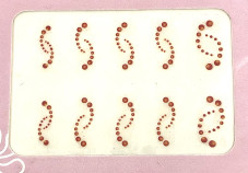 Slider-design sticker for nails CB127