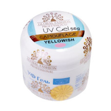 Gel UV de constructie, autonivelant, Global Fashion, cover, 56 g, Yellowish