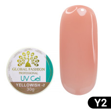 Gel nails, camo-2, Global Fashion Yellowish-2, 30 g