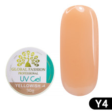 Gel nails, camouflage-4, Global Fashion Yellowish-4, 30 g