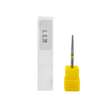 Router bit, carbide, needle, yellow cut L 2.3Y