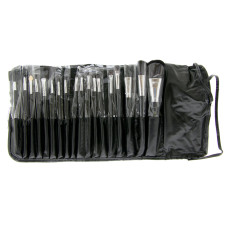Pensule pentru make-up, Global Fashion, set (18 buc), black