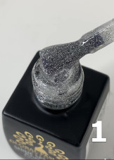 Гель-лак Disco Gel Shine Spectrum, Global Fashion, світловідбивний, 8 мл, 01