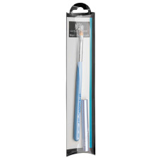 Flat, Straight Synthetic Gel Brush # 4, Global Fashion, GF-16-4-light-blue