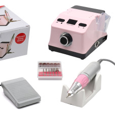 Apparatus for manicure and pedicure 50,000 rpm, 80W, ZS-718-pink