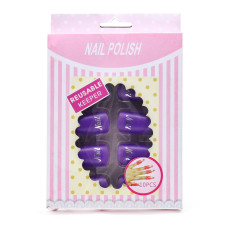 Колпачки пластмассовые для снятия гель лака, сиреневые, Nail Polish 10 шт