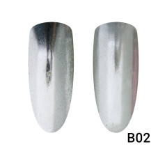 Mirror Silver B02 nail polish