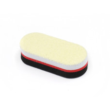 Set of buffs for grinding nails 40 pcs., oval (colors in assortment)