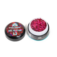 Glitter gel Global Fashion 5 gr, Glitter gel 12