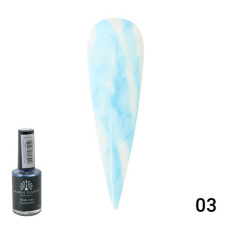 Акварельные капли Water color от Global Fashion 10 мл light-blue 03