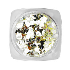 Nail decor, different shapes and colors, 12 pcs.