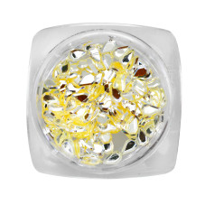Nail decor, different shapes and colors, 12 pcs.
