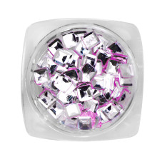 Nail decor, different shapes and colors, 12 pcs.