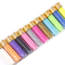 Mica for nails, 12 colors