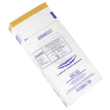 Крафт пакеты для стерилизации в сухожаровом шкафе КлиниПак 75*150 мм, 100 шт., белые