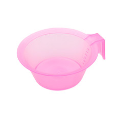 Миска для покраски волос, прозрачно-розовый