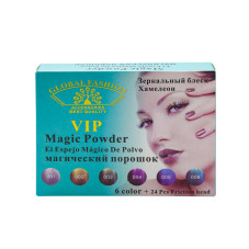 Втирка для ногтей Global Fashion, Magic Powder, Зеркальный блеск Хамелеон 001