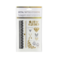 Тату наклейка для тіла Metal Tattoo Stickers YS-03