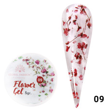 Гель с сухоцветами 5 гр, Flower Gel 09