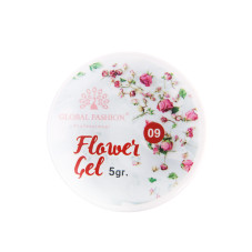 Гель с сухоцветами 5 гр, Flower Gel 09