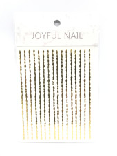 Наклейка для нігтів, гнучка стрічка, JOYFUL NAIL, 268