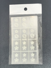 Пластиковий трафарет для нігтів NL012