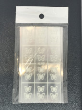 Пластиковый трафарет для ногтей NL013
