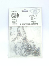 Cristale unghii S4AB set 720 buc - Transparente