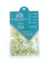 Декор для нігтів 3D, Global Fashion, Diamond, колір оливковий