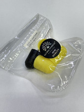 Cap set (3 pcs.) and rubber nozzle, size 16*25 mm, #80 yellow