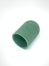 Колпачки абразива для педикюра, 16*25 мм, 100 грид, green 1 шт.