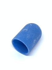 Колпачки абразива для педикюра, 16*25 мм, #150, blue 1 шт.