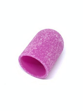 Pedicure abrasive caps, 16*25 mm, #80, lilac 1 pc.
