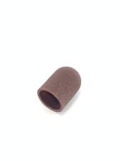 Pedicure abrasive caps, 10*15 mm, #180, brown 1 pc.