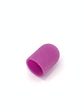 Pedicure abrasive caps, 10*15 mm, #180, lilac 1 pc.