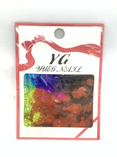Фольга для дизайну нігтів YG Rainbow